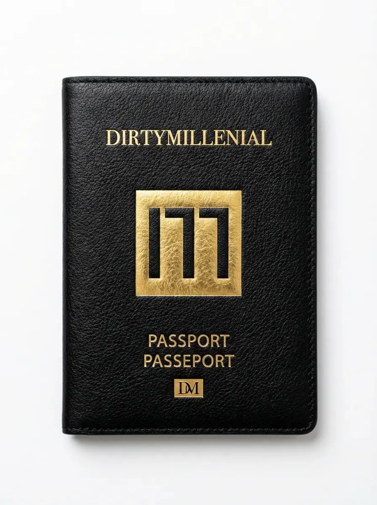 DirtyMillenial passport graphic